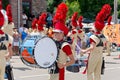 High School Marching Band in Parade Royalty Free Stock Photo